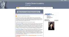 Desktop Screenshot of carefuldriversacademy.com