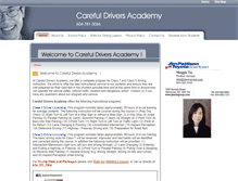 Tablet Screenshot of carefuldriversacademy.com